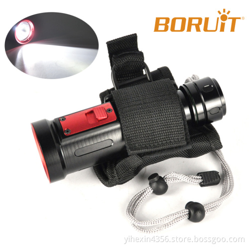 Wrist Band 50m Underwater Diving Flashlight Torch W106